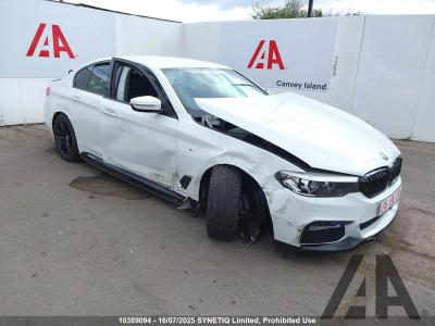 Image of 2018 BMW 5 SERIES 520D M SPORT 1995cc TURBO DIESEL AUTOMATIC 4 DOOR SALOON