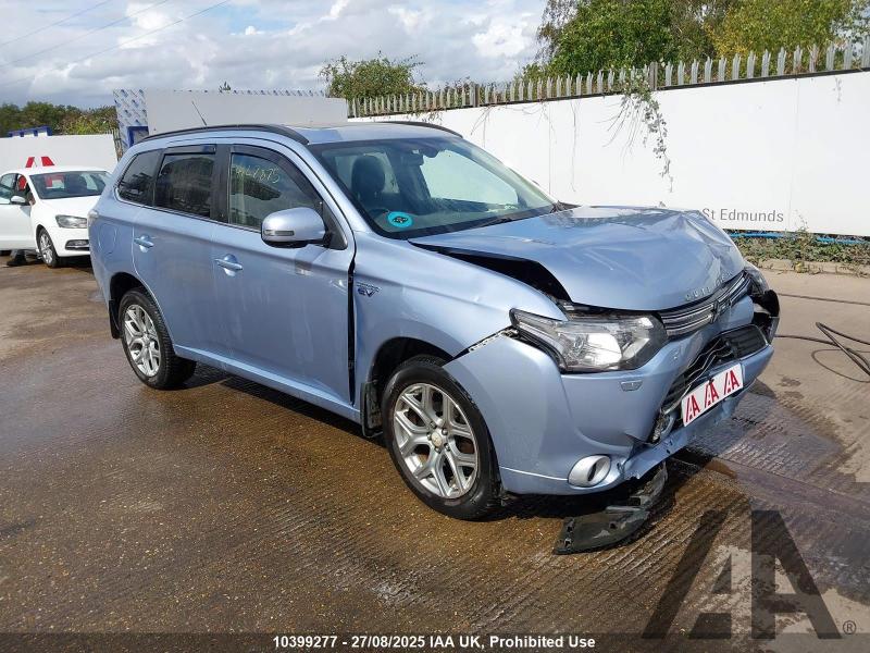 2014 MITSUBISHI OUTLANDER PHEV GX 4H 1998cc PETROL/ELECTRIC CVT 5 DOOR ESTATE