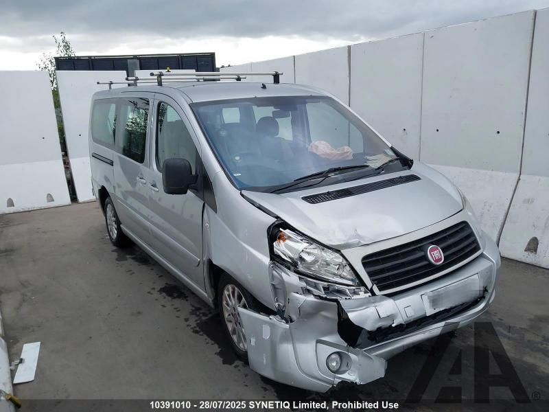 2013 FIAT SCUDO PANORAMA FAMILY MULTIJET 1997cc TURBO DIESEL MANUAL 6 Speed 5 DOOR MPV