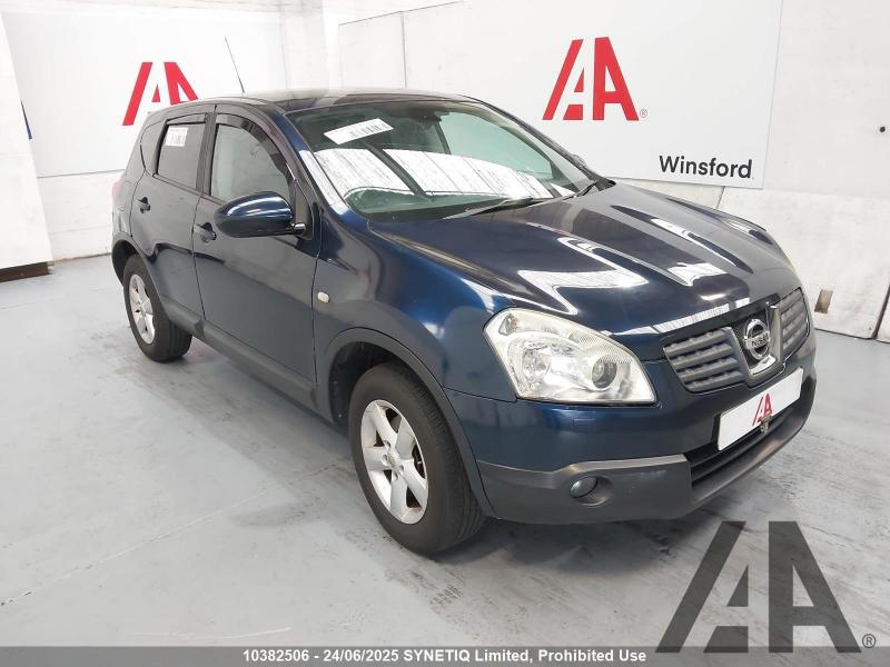 2008 NISSAN QASHQAI ACENTA 1598cc PETROL MANUAL 5 Speed 5 DOOR HATCHBACK
