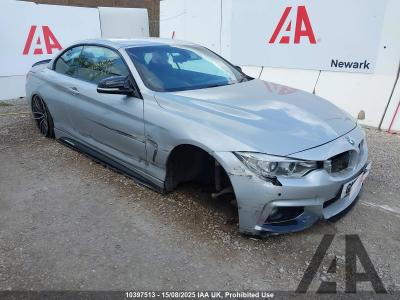 Image of 2014 BMW 4 SERIES 420D M SPORT 1995cc TURBO DIESEL AUTOMATIC 2 DOOR CONVERTIBLE