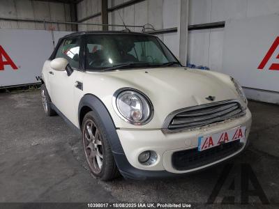Image of 2010 MINI CONVERTIBLE ONE 1598cc PETROL MANUAL 6 Speed 2 DOOR CONVERTIBLE
