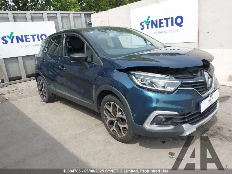 2019 RENAULT CAPTUR GT LINE DCI 1461cc TURBO DIESEL MANUAL 5 Speed 5 DOOR HATCHBACK
