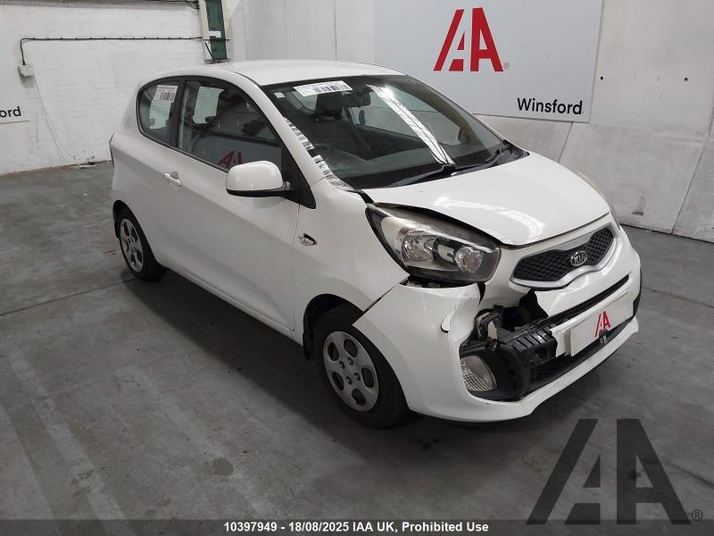 2011 KIA PICANTO 1 998cc PETROL MANUAL 5 Speed 3 DOOR HATCHBACK