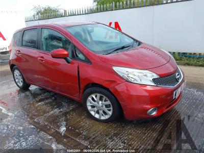 Image of 2013 NISSAN NOTE ACENTA 1198cc PETROL MANUAL 5 DOOR MPV