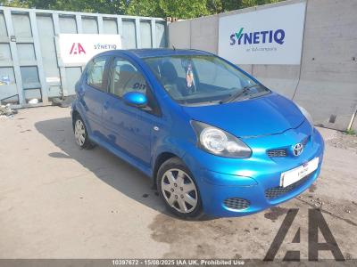 Image of 2010 TOYOTA AYGO BLUE VVT-I 998cc PETROL MANUAL 5 DOOR HATCHBACK