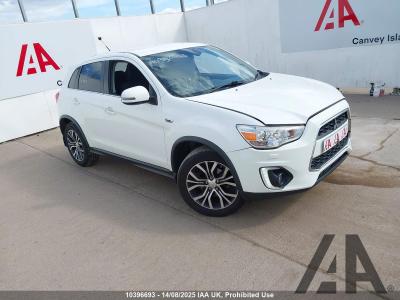 Image of 2016 MITSUBISHI ASX DI-D ZC-M 1560cc TURBO DIESEL MANUAL 6 Speed 5 DOOR HATCHBACK