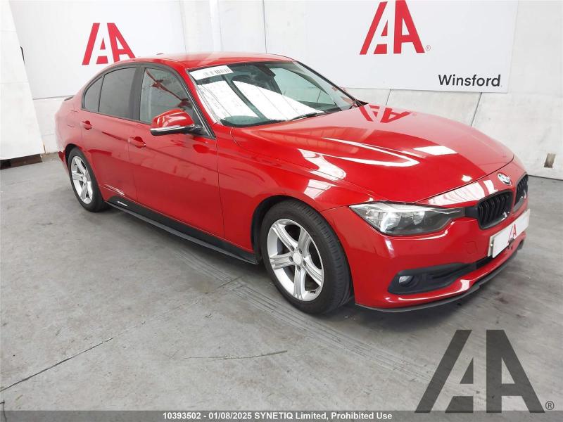 2016 BMW 3 SERIES 320D ED PLUS 1995cc TURBO DIESEL MANUAL 4 DOOR SALOON