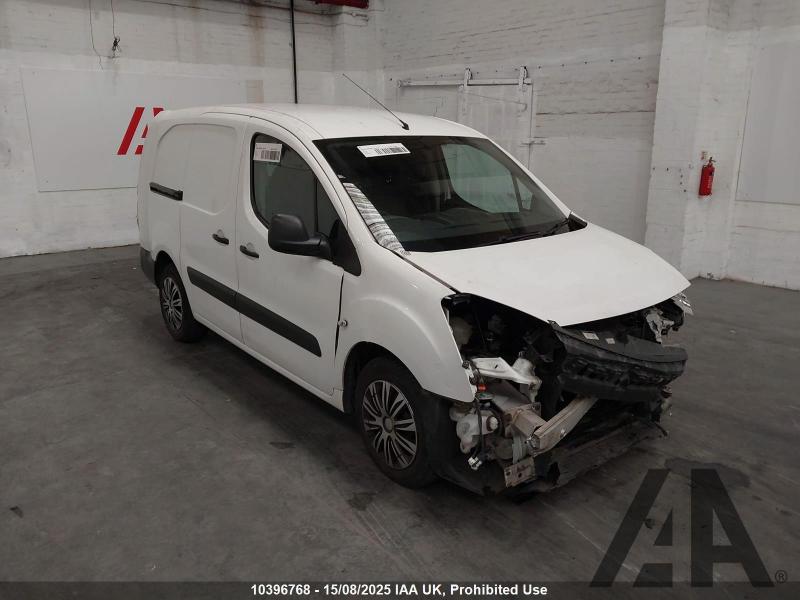 2018 PEUGEOT PARTNER BLUE HDI CRC 1560cc TURBO DIESEL MANUAL 5 Speed PANEL VAN