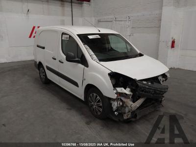 Image of 2018 PEUGEOT PARTNER BLUE HDI CRC 1560cc TURBO DIESEL MANUAL 5 Speed PANEL VAN