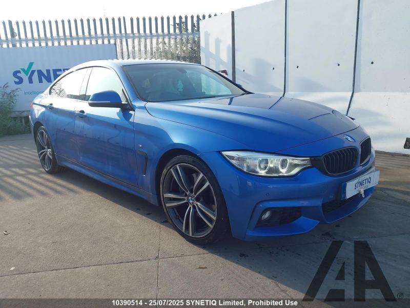2015 BMW 4 SERIES 420D M SPORT GRAN COUPE 1995cc TURBO DIESEL AUTOMATIC 4 DOOR COUPE