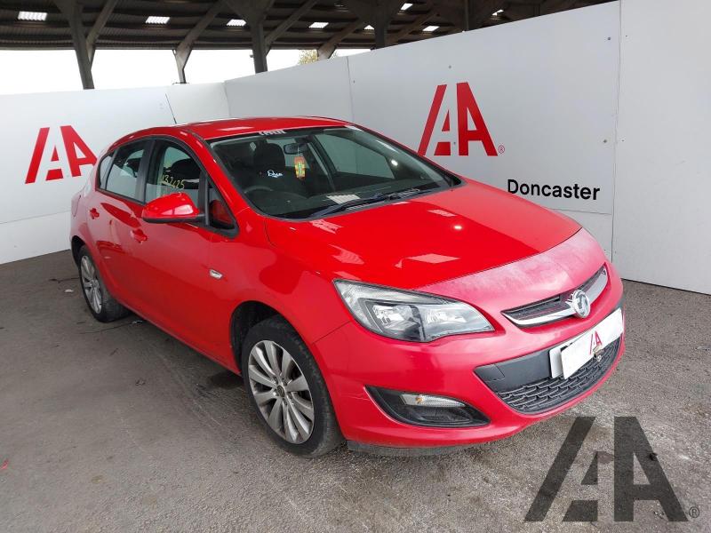 2013 VAUXHALL ASTRA EXCLUSIV 1598cc PETROL MANUAL 5 Speed 5 DOOR HATCHBACK