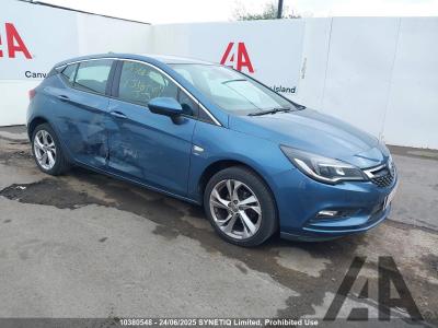 Image of 2016 VAUXHALL ASTRA SRI NAV 1399cc TURBO PETROL MANUAL 6 Speed 5 DOOR HATCHBACK