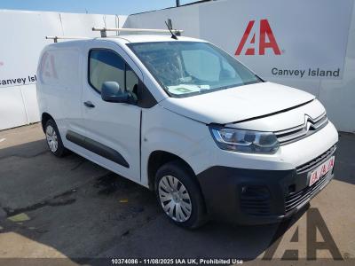 Image of 2019 CITROEN BERLINGO 650 ENTERPRISE M BLUEHDI 1560cc TURBO DIESEL MANUAL 5 Speed PANEL VAN