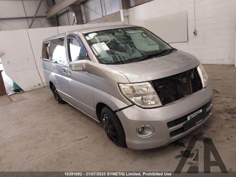 2005 NISSAN ELGRAND 25 2495cc PETROL AUTOMATIC MPV