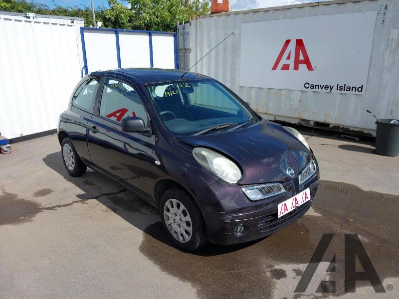 2010 NISSAN MICRA VISIA 1240cc PETROL MANUAL 5 Speed 3 DOOR HATCHBACK