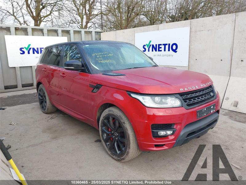 2014 LAND ROVER RANGE ROVER SPORT SDV6 AUTOBIOGRAPHY DYNAMIC 2993cc TURBO DIESEL AUTOMATIC 8 Speed 5 DOOR ESTATE