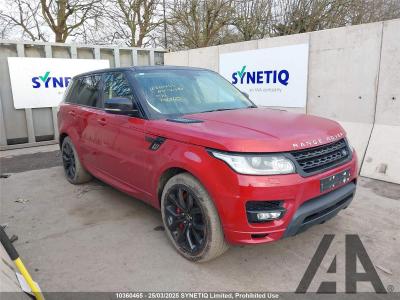 2014 LAND ROVER RANGE ROVER SPORT SDV6 AUTOBIOGRAPHY DYNAMIC 2993cc TURBO DIESEL AUTOMATIC 8 Speed 5 DOOR ESTATE
