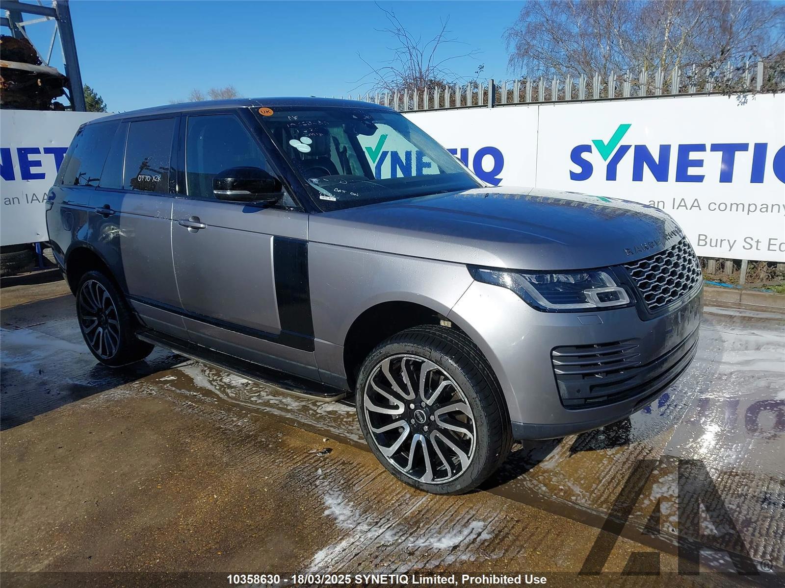 2020 LAND ROVER RANGE ROVER VOGUE 1997cc TURBO PETROL/ELECTRIC AUTOMATIC 5 DOOR ESTATE