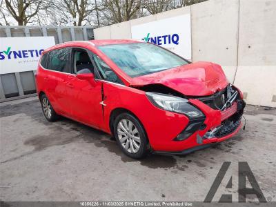 Image of 2014 VAUXHALL ZAFIRA TOURER SE CDTI 1956cc TURBO DIESEL MANUAL 6 Speed 5 DOOR MPV