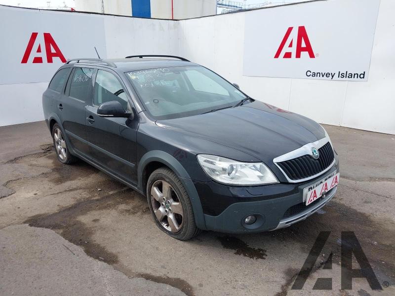 2013 SKODA OCTAVIA SCOUT TDI CR 1968cc TURBO DIESEL MANUAL 6 Speed 5 DOOR ESTATE