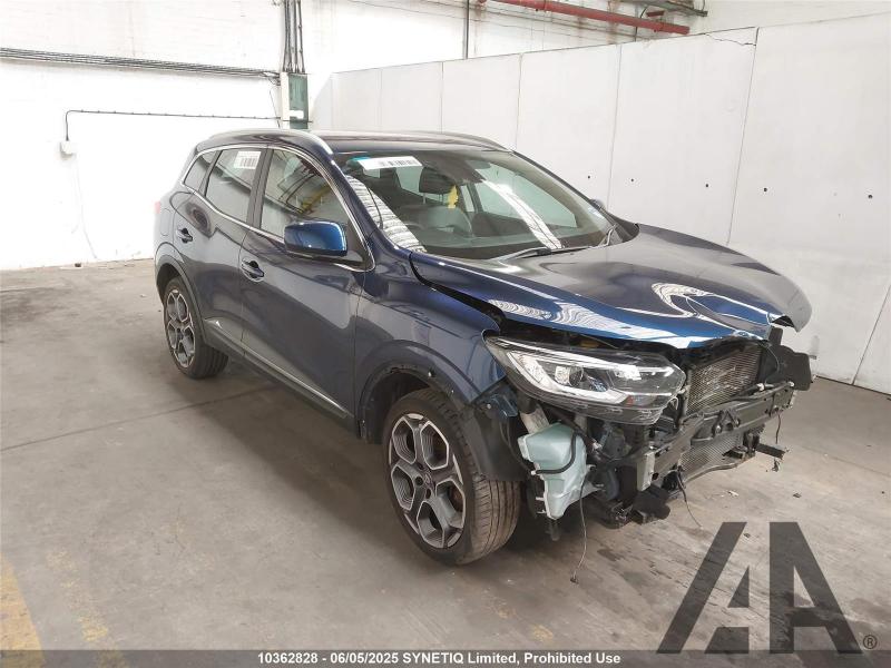 2018 RENAULT KADJAR DYNAMIQUE S NAV TCE 1197cc TURBO PETROL MANUAL 6 Speed 5 DOOR HATCHBACK