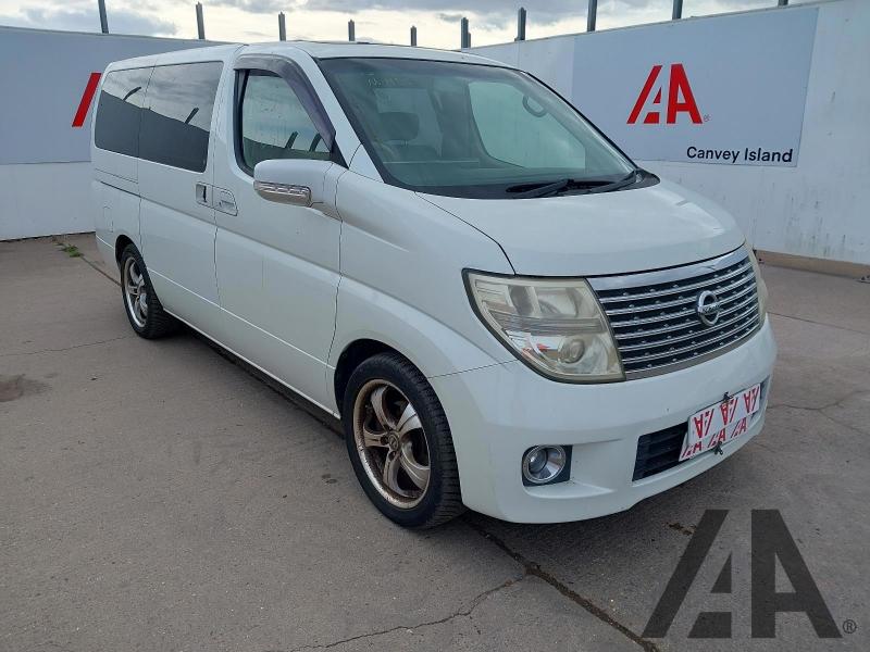 2005 NISSAN ELGRAND 35 3498cc PETROL AUTOMATIC 2 DOOR MPV