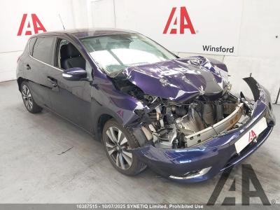 Image of 2016 NISSAN PULSAR N-TEC DCI 1461cc TURBO DIESEL MANUAL 6 Speed 5 DOOR HATCHBACK