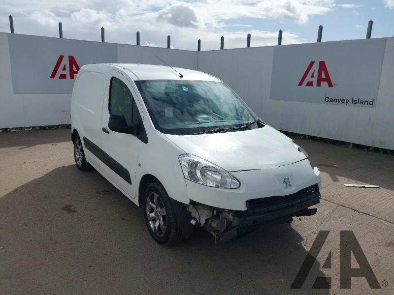 2013 PEUGEOT PARTNER HDI S L1 850 1560cc TURBO DIESEL MANUAL 5 Speed PANEL VAN