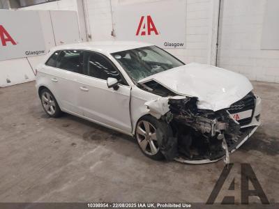 Image of 2014 AUDI A3 TFSI SPORT 1395cc TURBO PETROL MANUAL 6 Speed 5 DOOR HATCHBACK