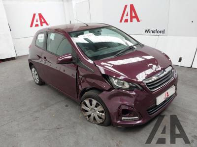 Image of 2017 PEUGEOT 108 ACTIVE 998cc PETROL MANUAL 5 Speed 3 DOOR HATCHBACK