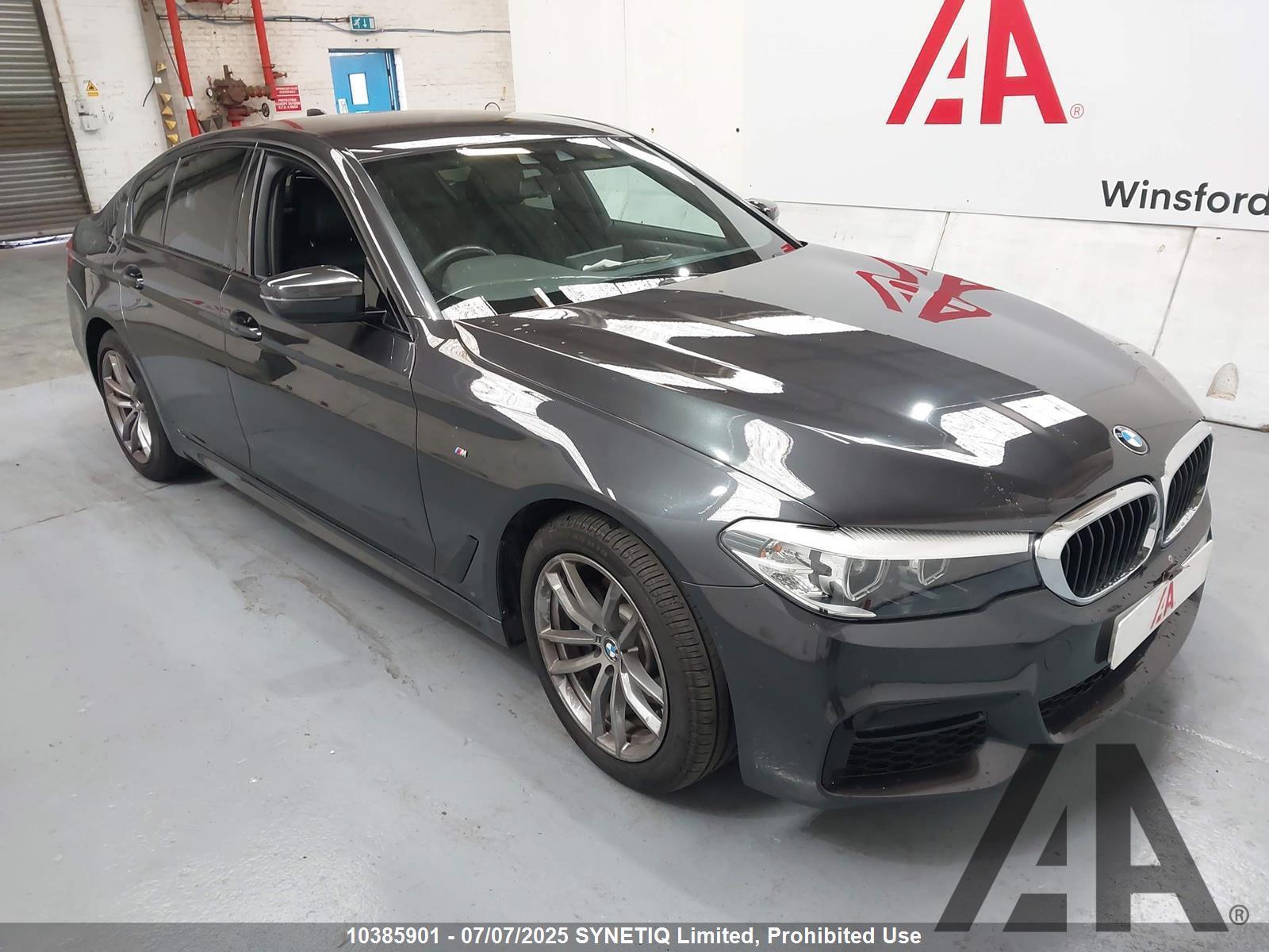 2020 BMW 5 SERIES 520D M SPORT MHEV 1995cc TURBO DIESEL AUTOMATIC 4 DOOR SALOON