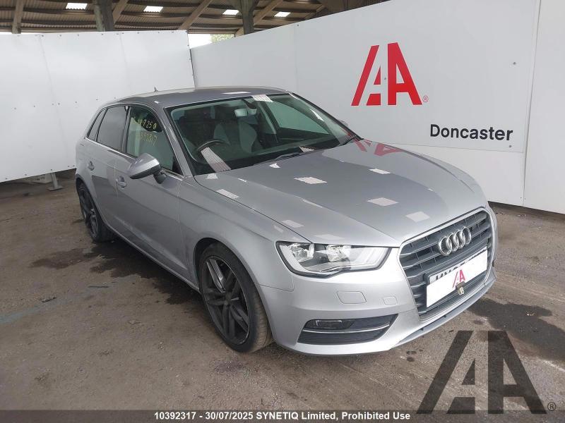 2015 AUDI A3 SPORTBACK TDI SPORT 1968cc TURBO DIESEL MANUAL 6 Speed 5 DOOR HATCHBACK