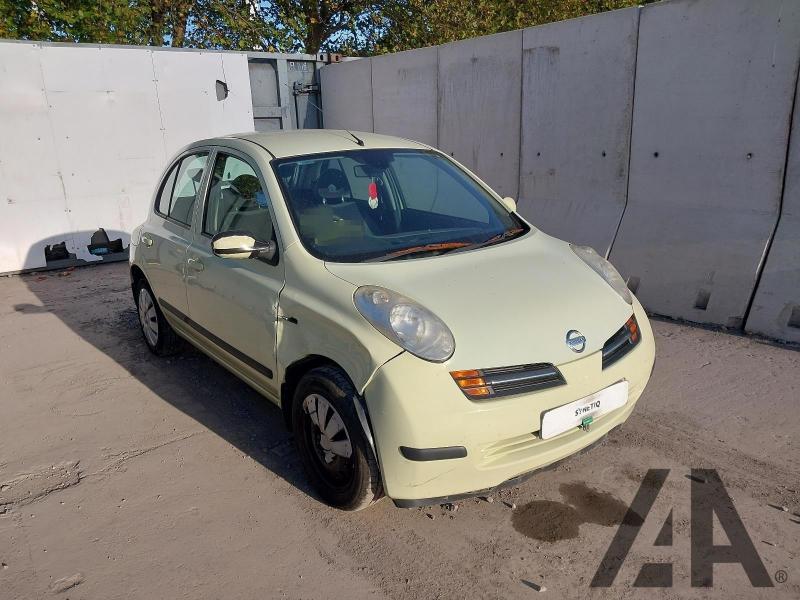 2004 NISSAN MICRA SE 1386cc PETROL MANUAL 5 Speed 5 DOOR HATCHBACK