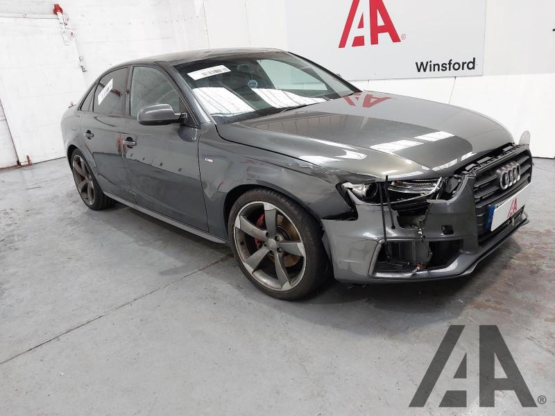 2014 AUDI A4 TDI QUATTRO S LINE BLACK EDITI 2967cc TURBO DIESEL SEMI AUTO 4 DOOR SALOON