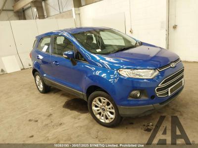 Image of 2015 FORD ECOSPORT ZETEC 1499cc PETROL MANUAL 5 DOOR HATCHBACK