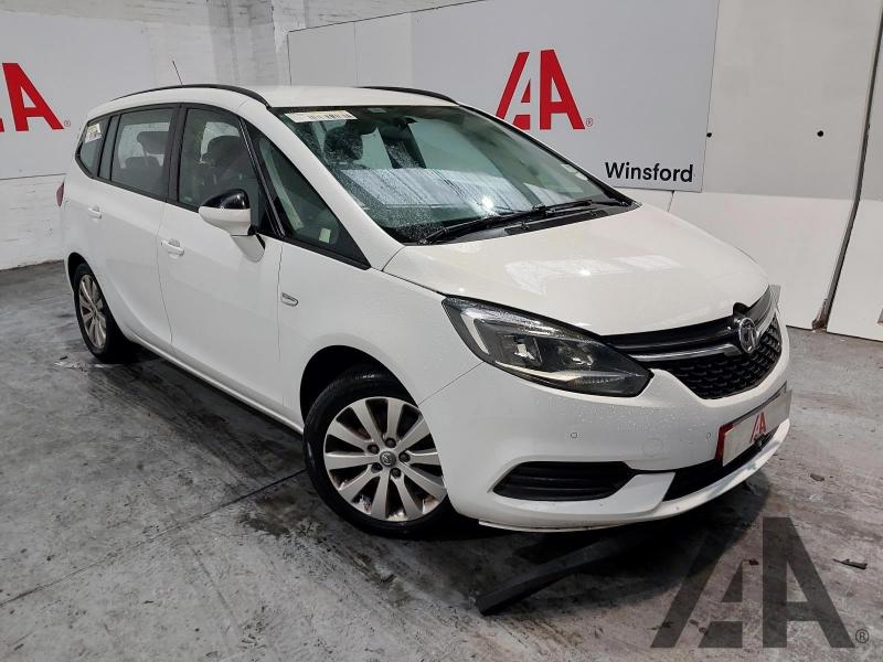 2017 VAUXHALL ZAFIRA TOURER DESIGN 1364cc TURBO PETROL MANUAL 5 DOOR MPV