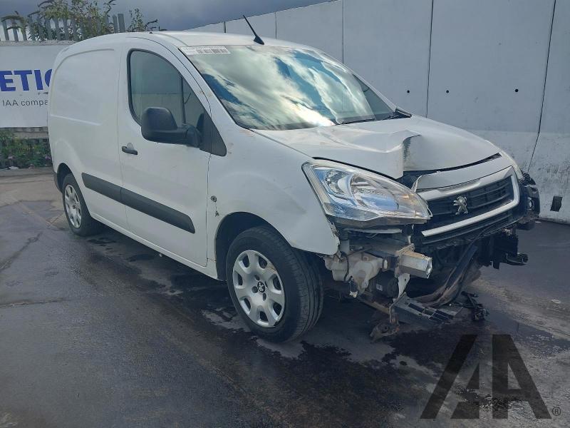 2018 PEUGEOT PARTNER BLUE HDI S/S PROFESSIONAL L1 8 1560cc TURBO DIESEL MANUAL 4 DOOR PANEL VAN