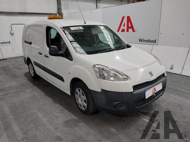 2015 PEUGEOT PARTNER HDI CRC 1560cc TURBO DIESEL MANUAL 4 DOOR PANEL VAN