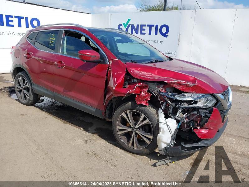 2019 NISSAN QASHQAI DIG-T N-CONNECTA DCT 1332cc TURBO PETROL SEMI AUTO 5 DOOR HATCHBACK