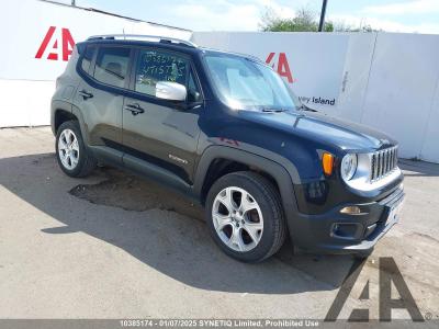 Image of 2015 JEEP RENEGADE M-JET LIMITED 1956cc TURBO DIESEL AUTOMATIC 9 Speed 5 DOOR ESTATE