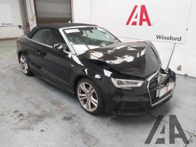 Image of 2017 AUDI A3 TFSI S LINE 1395cc TURBO PETROL MANUAL 6 Speed 2 DOOR CONVERTIBLE