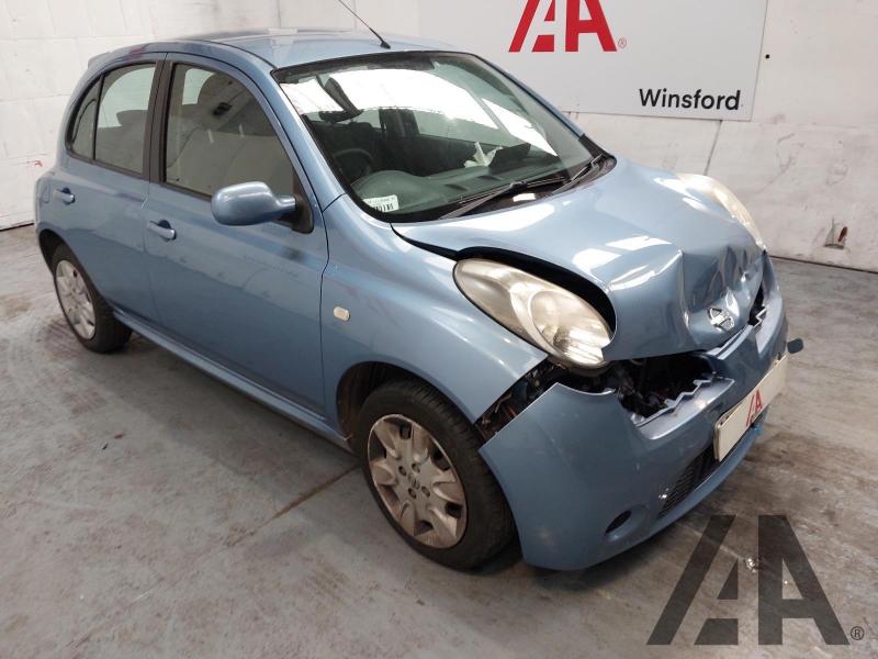2008 NISSAN MICRA ACENTA 1240cc PETROL MANUAL 5 Speed 5 DOOR HATCHBACK