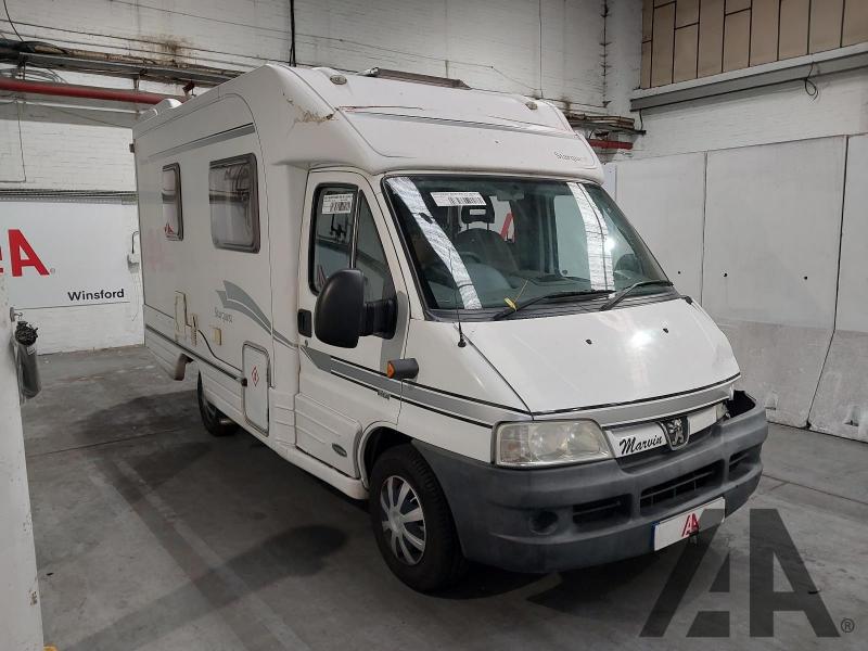 2003 PEUGEOT BOXER 290 LX MWB HDI 1997cc TURBO DIESEL MANUAL MOTORHOME