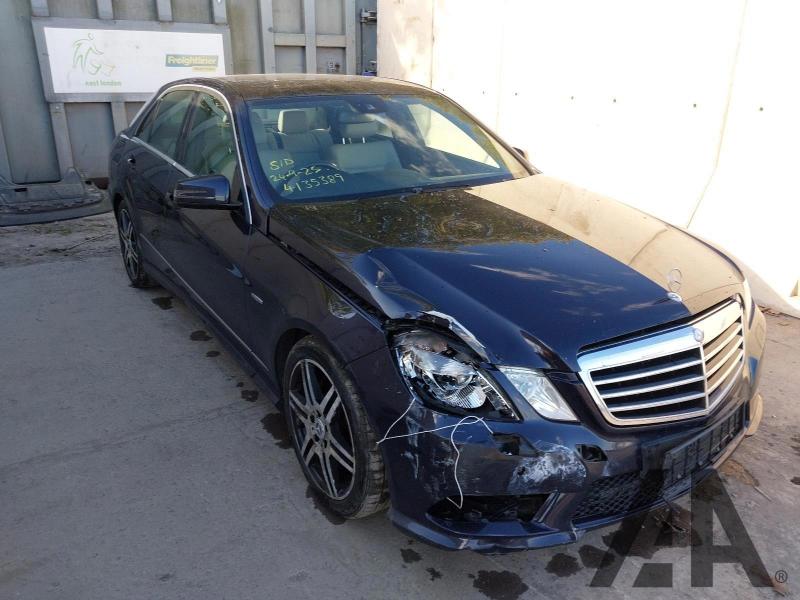 2011 MERCEDES E-CLASS E220 CDI BLUEEFFICIENCY SPORT 2143cc TURBO DIESEL AUTOMATIC 4 DOOR SALOON