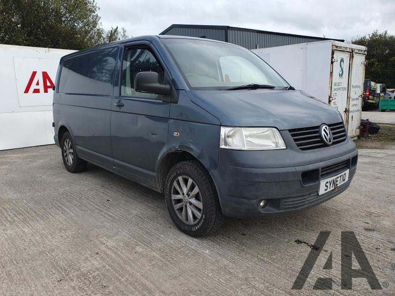 2008 VOLKSWAGEN TRANSPORTER T28 TDI SWB 1896cc TURBO DIESEL MANUAL 5 Speed PANEL VAN