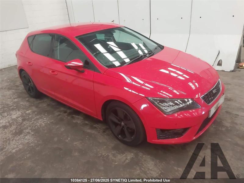 2015 SEAT LEON ECOTSI FR TECHNOLOGY 1395cc TURBO PETROL MANUAL 6 Speed 5 DOOR HATCHBACK