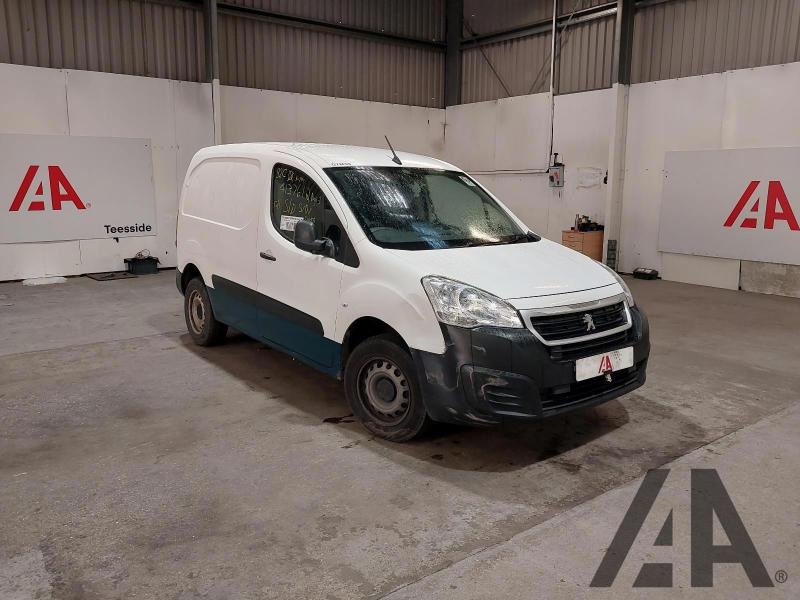 2016 PEUGEOT PARTNER HDI PROFESSIONAL L1 850 ATV 1560cc TURBO DIESEL MANUAL 5 Speed PANEL VAN