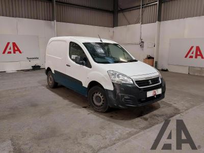 Image of 2016 PEUGEOT PARTNER HDI PROFESSIONAL L1 850 ATV 1560cc TURBO DIESEL MANUAL 5 Speed PANEL VAN