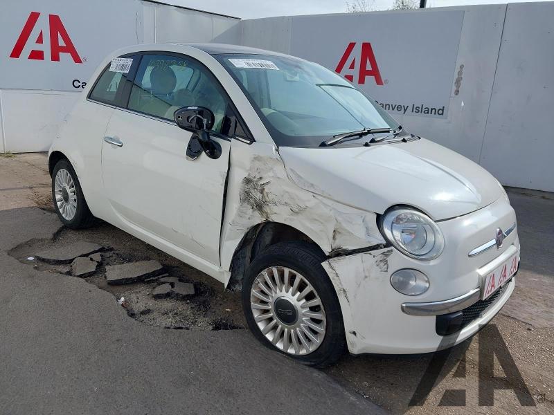 2012 FIAT 500 LOUNGE 1242cc PETROL MANUAL 3 DOOR HATCHBACK
